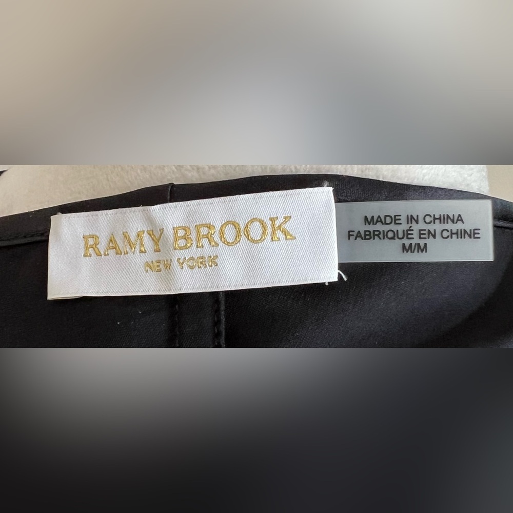 NWOT. Ramy Brook “Harriett” Silk Halter Top- Black - Picture 13 of 14